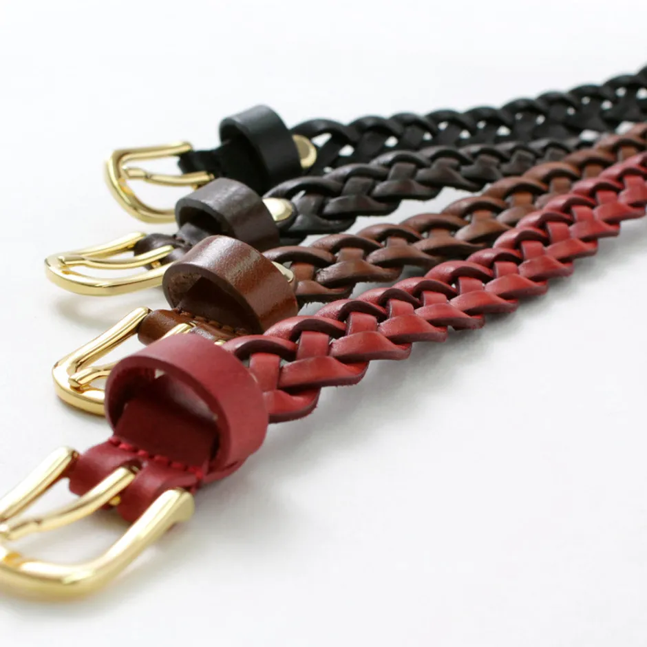Belts^PITTI PELLE / Mesh Leather Belt 15mm width