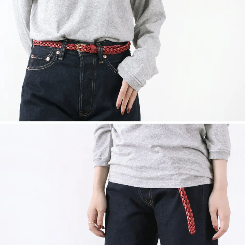 Belts^PITTI PELLE / Mesh Leather Belt 15mm width