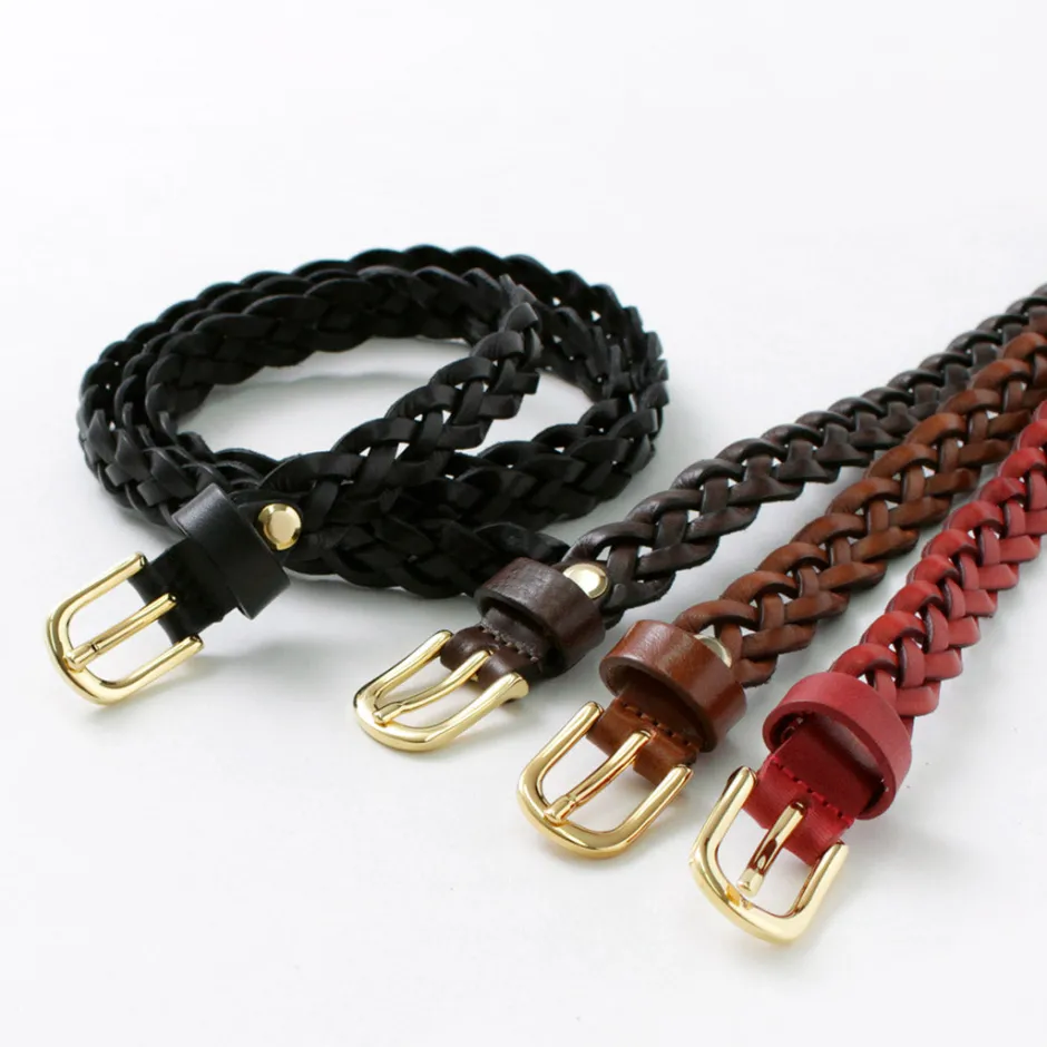 Belts^PITTI PELLE / Mesh Leather Belt 15mm width