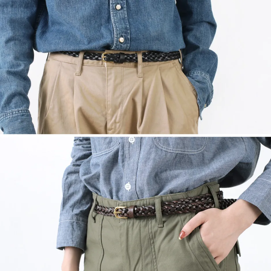 Belts^PITTI PELLE / Mesh Leather Belt 15mm width