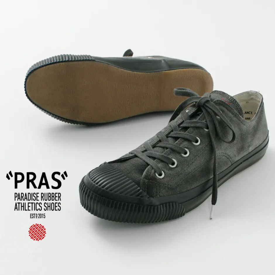 Sneakers^PRAS / Shellcap Low in Sumi Hand Dyedsneaker sumikuro