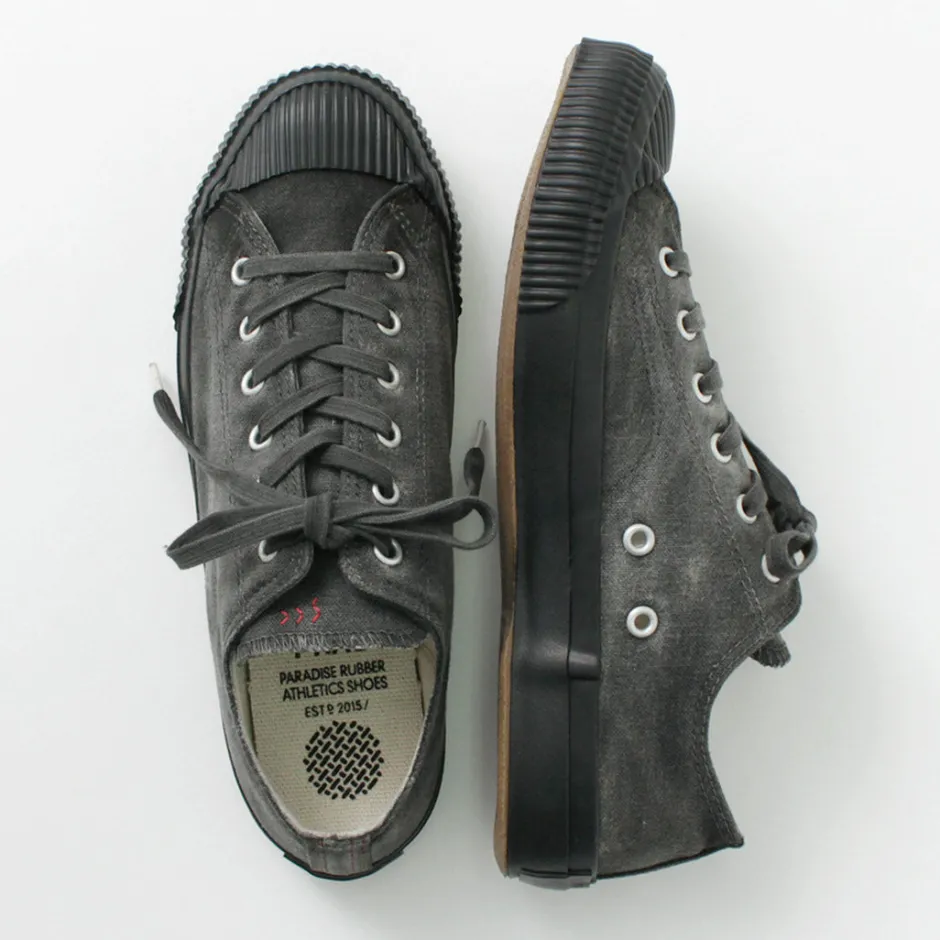 Sneakers^PRAS / Shellcap Low in Sumi Hand Dyedsneaker sumikuro
