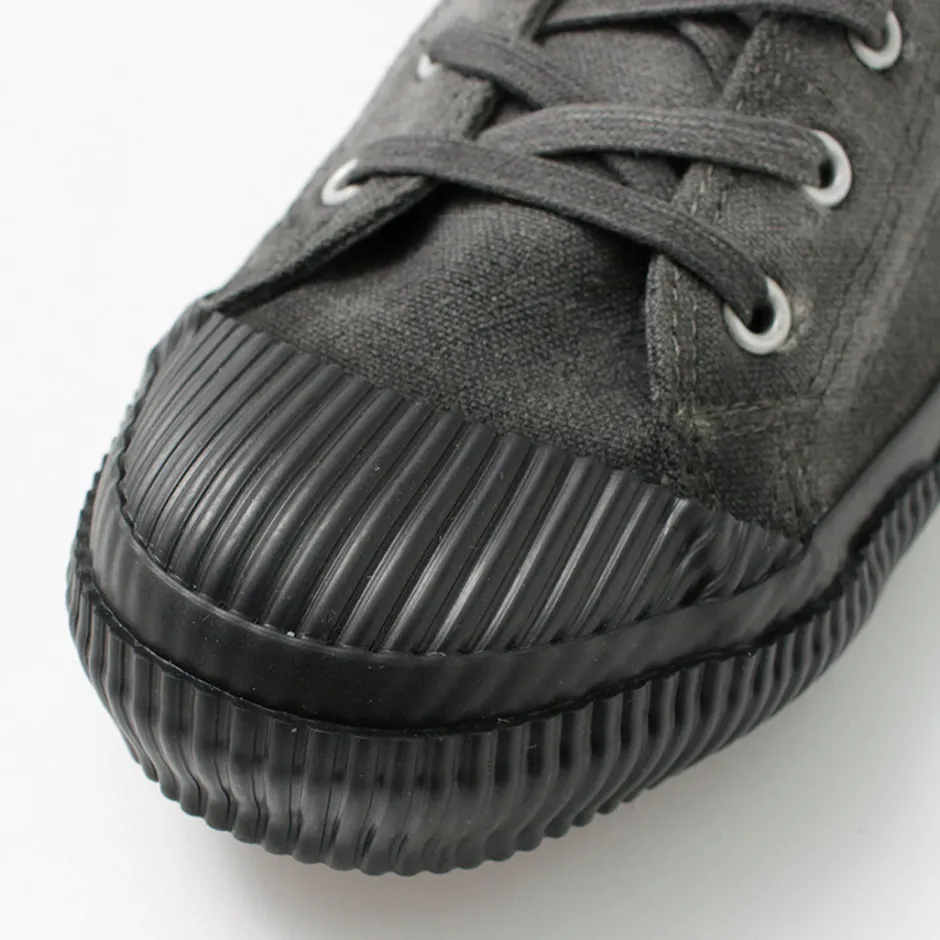 Sneakers^PRAS / Shellcap Low in Sumi Hand Dyedsneaker sumikuro