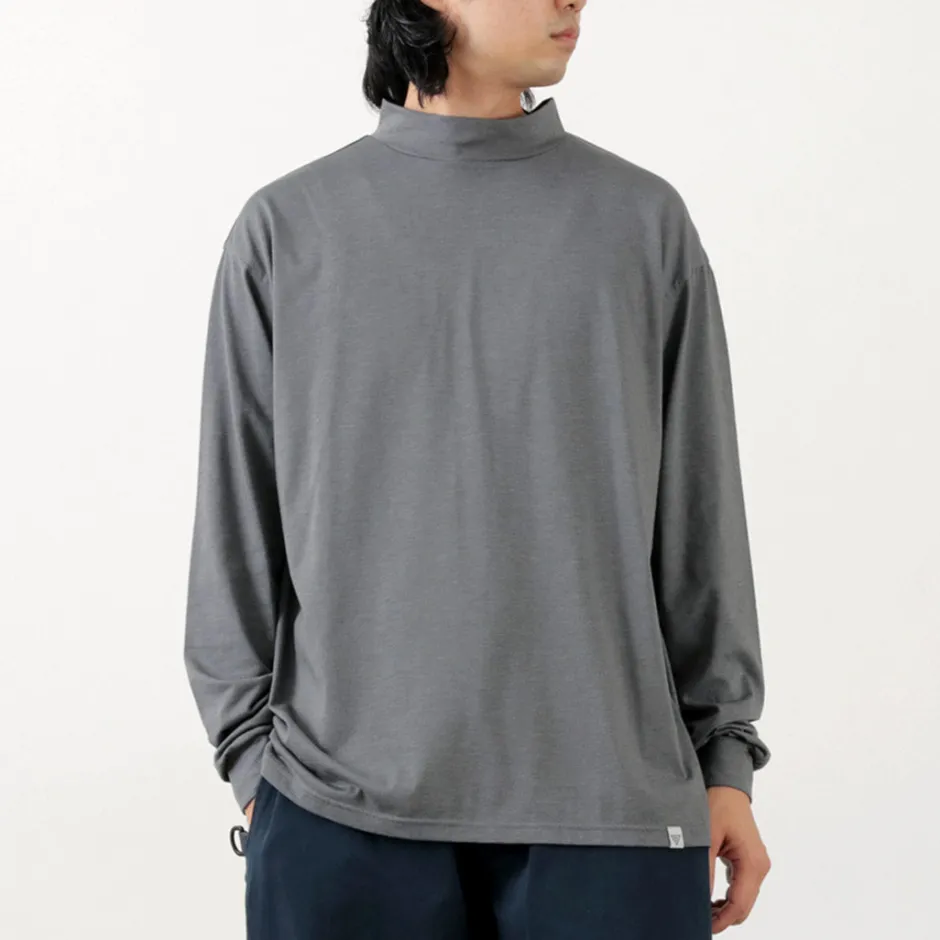 T-Shirts^RAG / 37.5 Technology Comfortable Mock Neck T-Shirt