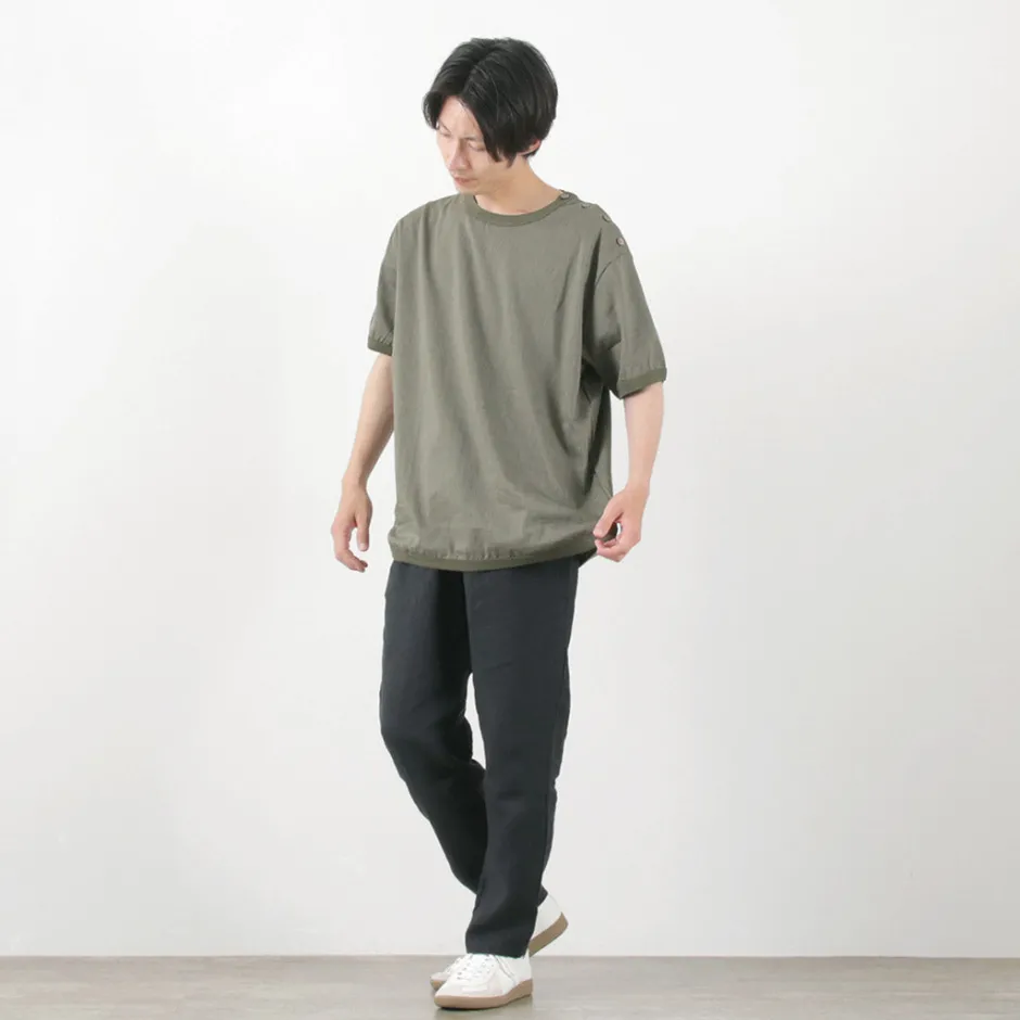 Trousers^RE MADE IN TOKYO JAPAN / French Linen Tucked Pants