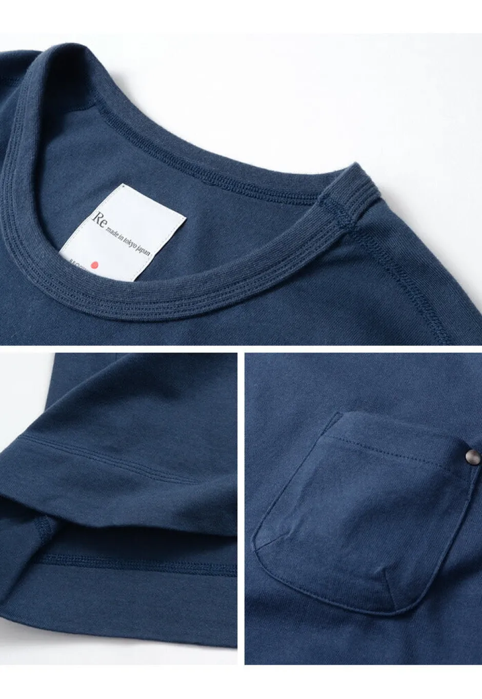 T-Shirts^RE MADE IN TOKYO JAPAN / Split Raglan Pocket T-Shirt