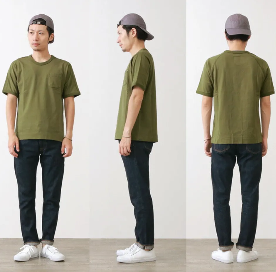 T-Shirts^RE MADE IN TOKYO JAPAN / Split Raglan Pocket T-Shirt