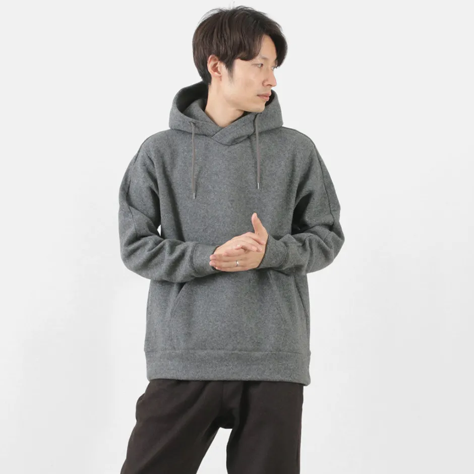 Sweatshirts^RE MADE IN TOKYO JAPAN / Wool Melton Pullover Hoodie