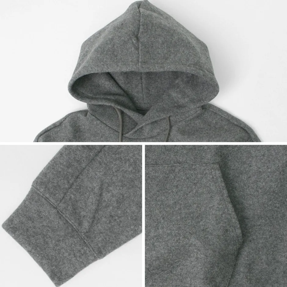 Sweatshirts^RE MADE IN TOKYO JAPAN / Wool Melton Pullover Hoodie