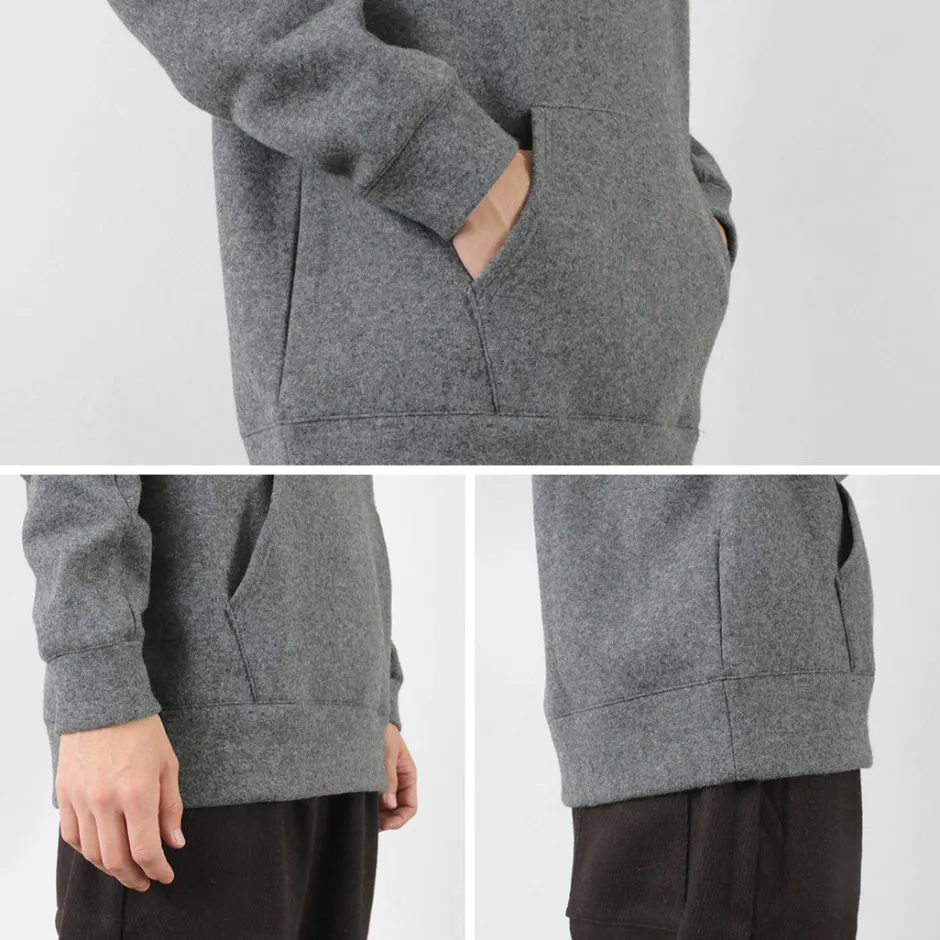 Sweatshirts^RE MADE IN TOKYO JAPAN / Wool Melton Pullover Hoodie