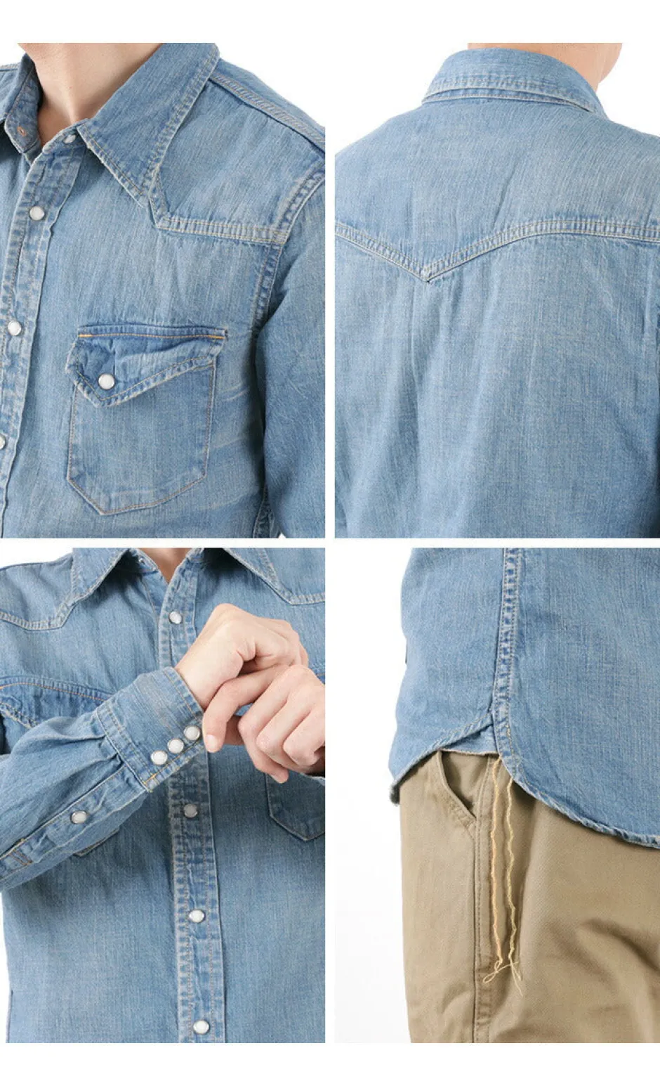 Shirts^REMI RELIEF / Denim Western Shirt