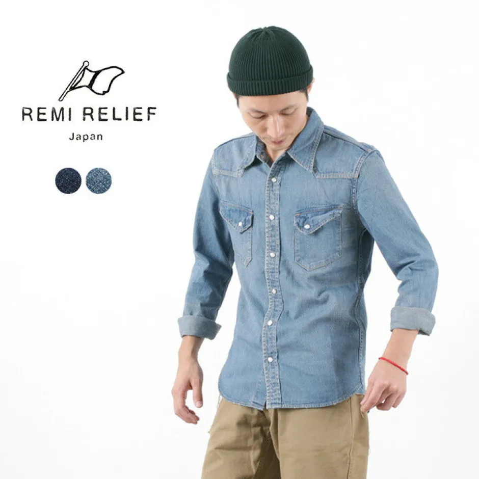 Shirts^REMI RELIEF / Denim Western Shirt