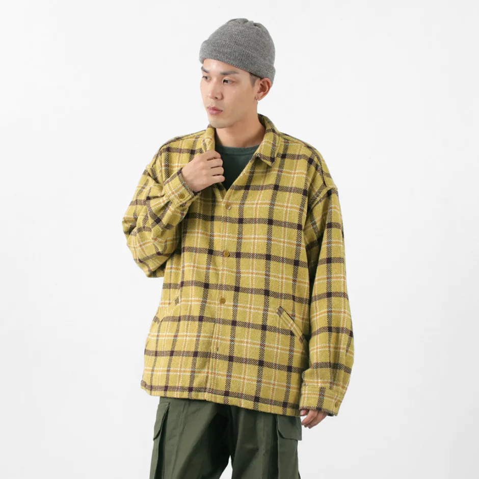 Shirts^REMI RELIEF / Jazz Check Wide SHIRT CPO Shirt Jacket