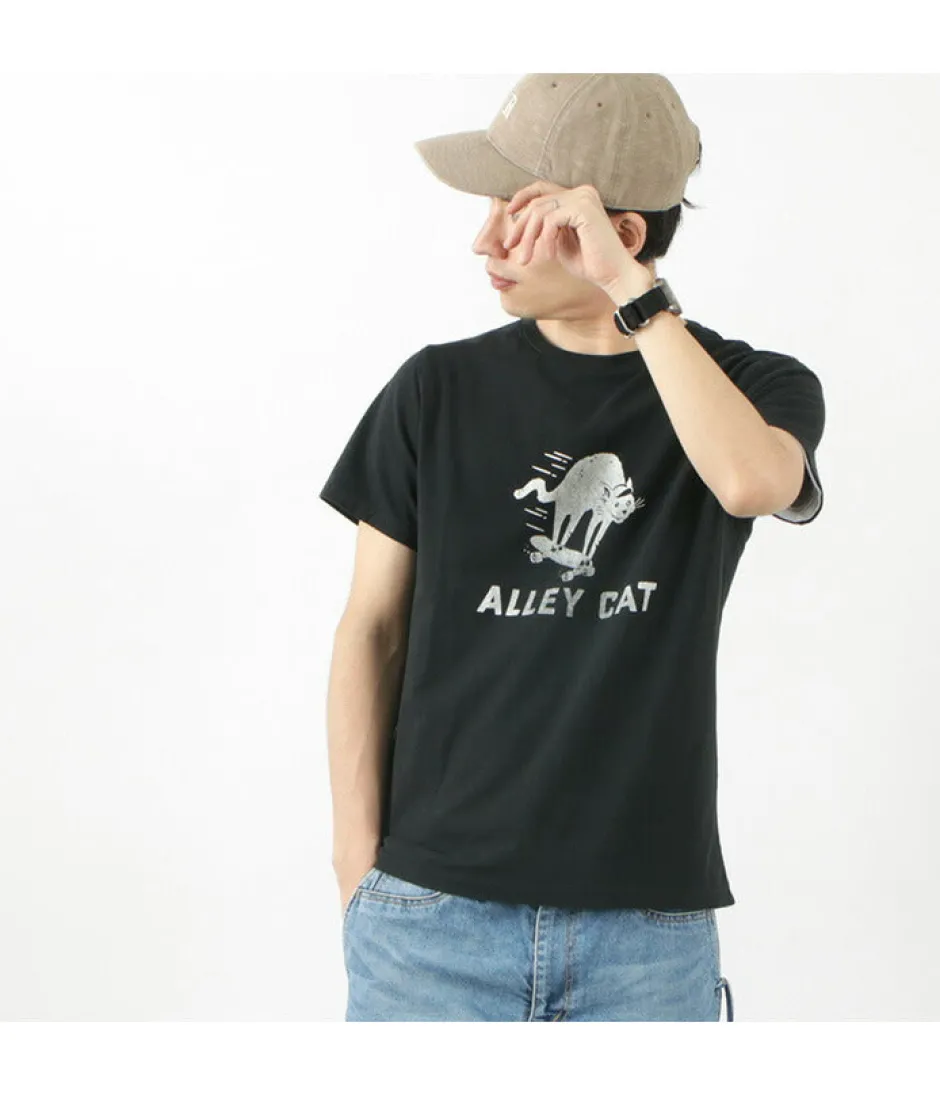 T-Shirts^REMI RELIEF / LW processed T-shirt (ALLEY CAT)