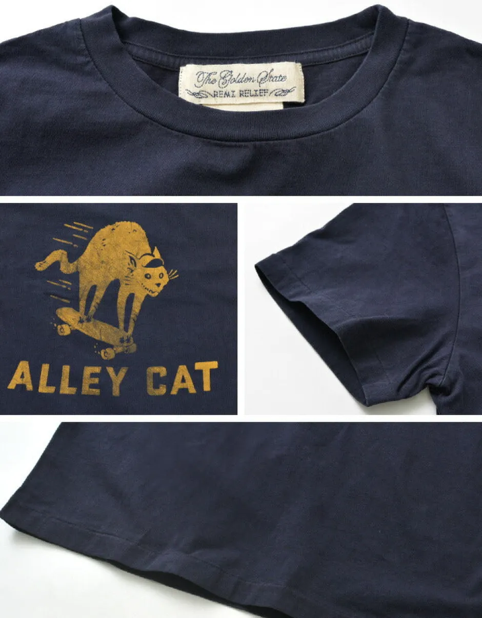 T-Shirts^REMI RELIEF / LW processed T-shirt (ALLEY CAT)