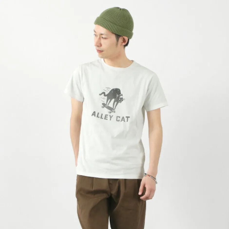 T-Shirts^REMI RELIEF / LW processed T-shirt (ALLEY CAT)