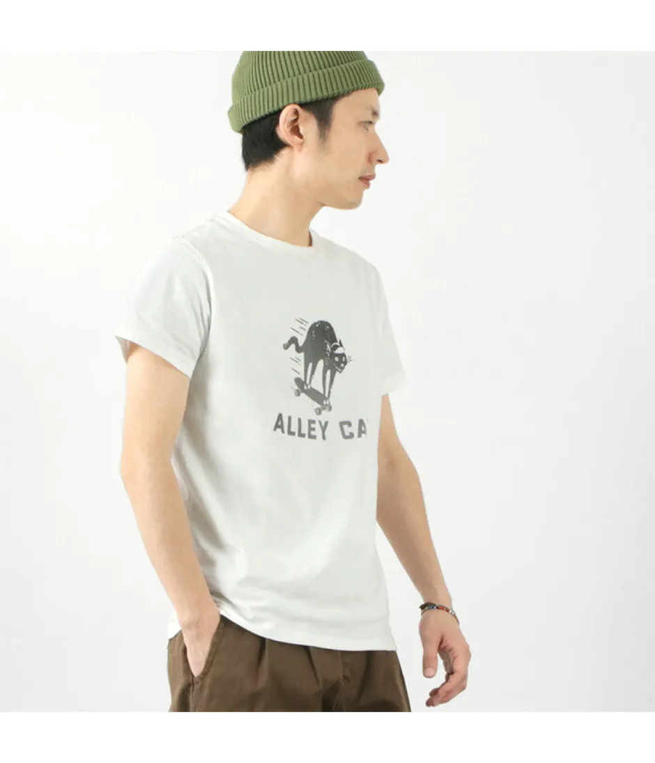 T-Shirts^REMI RELIEF / LW processed T-shirt (ALLEY CAT)