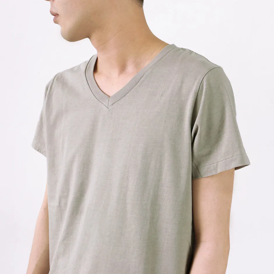 T-Shirts^REMI RELIEF / LW processed V-neck T-shirt