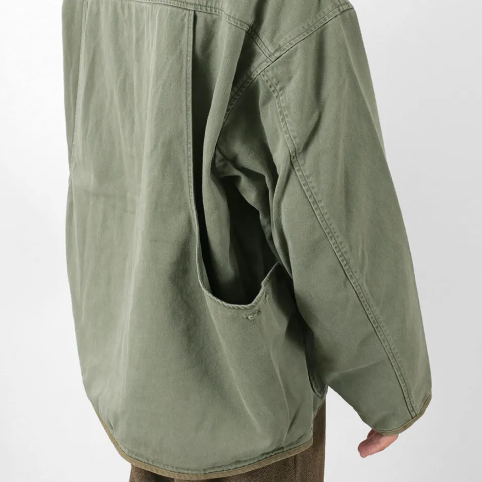 Jackets^REMI RELIEF / Military satin Jacket