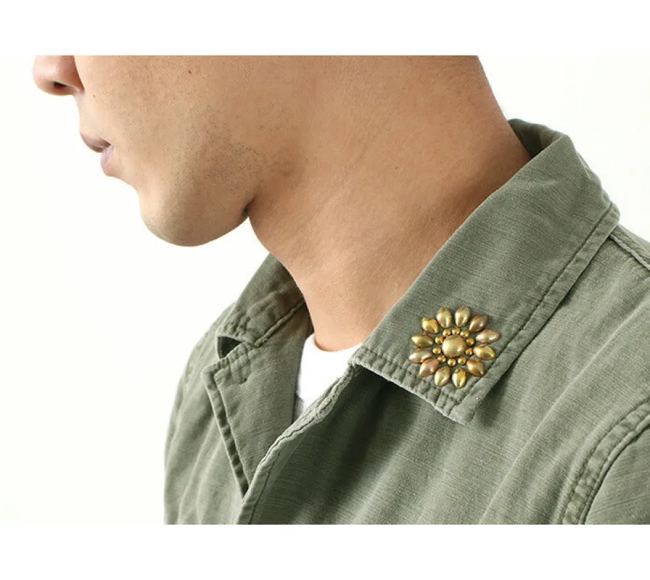Jackets^REMI RELIEF / Military Shirt (Flower Studded)