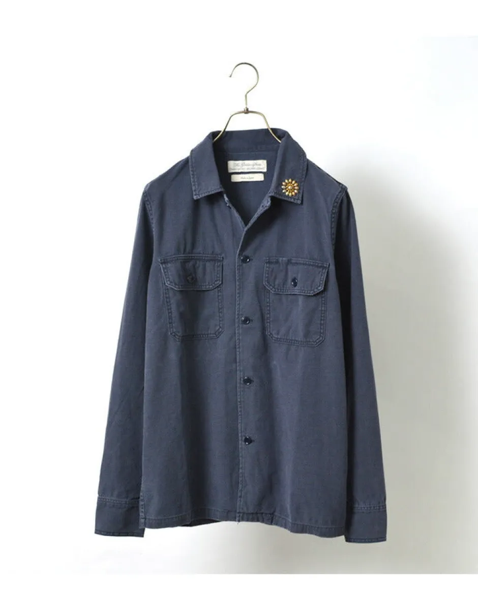 Jackets^REMI RELIEF / Military Shirt (Flower Studded)