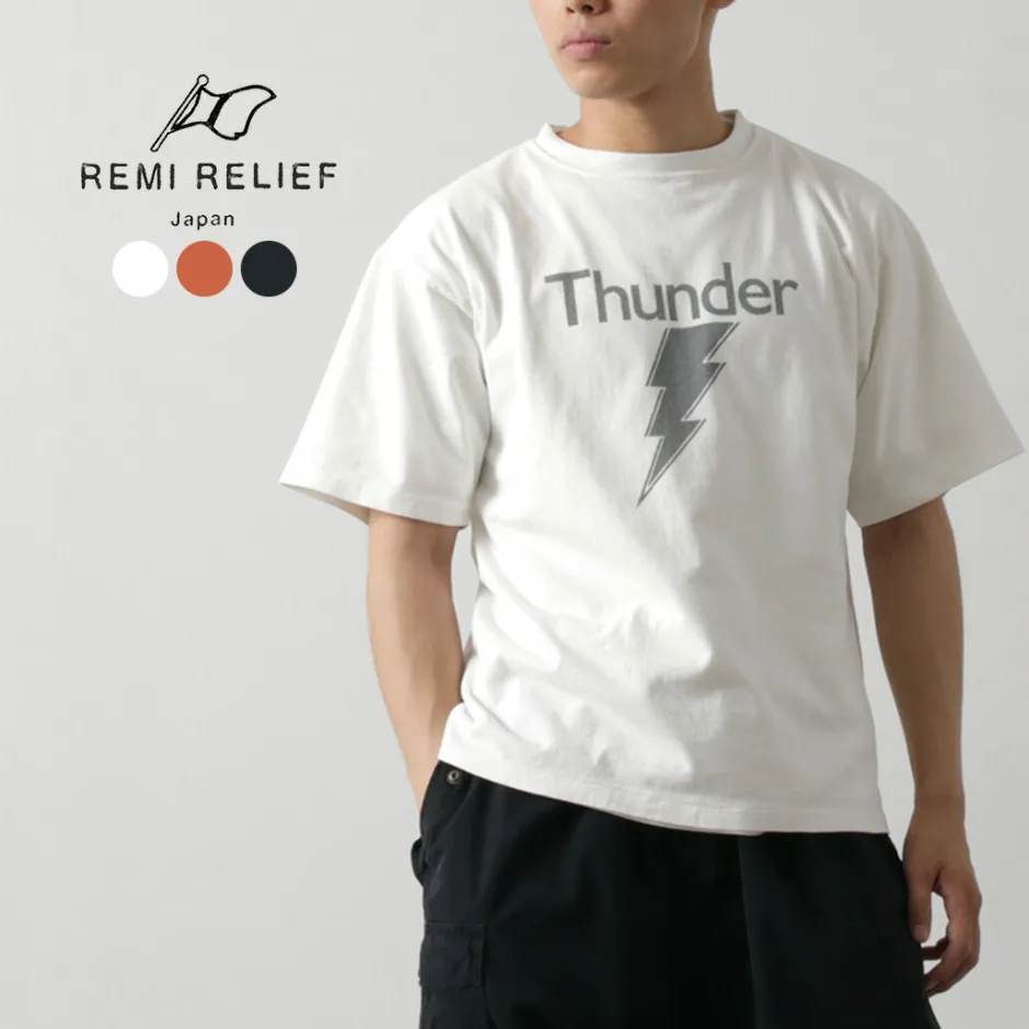 T-Shirts^REMI RELIEF / NEW Processed Round Body Jersey Tee (Thunder)