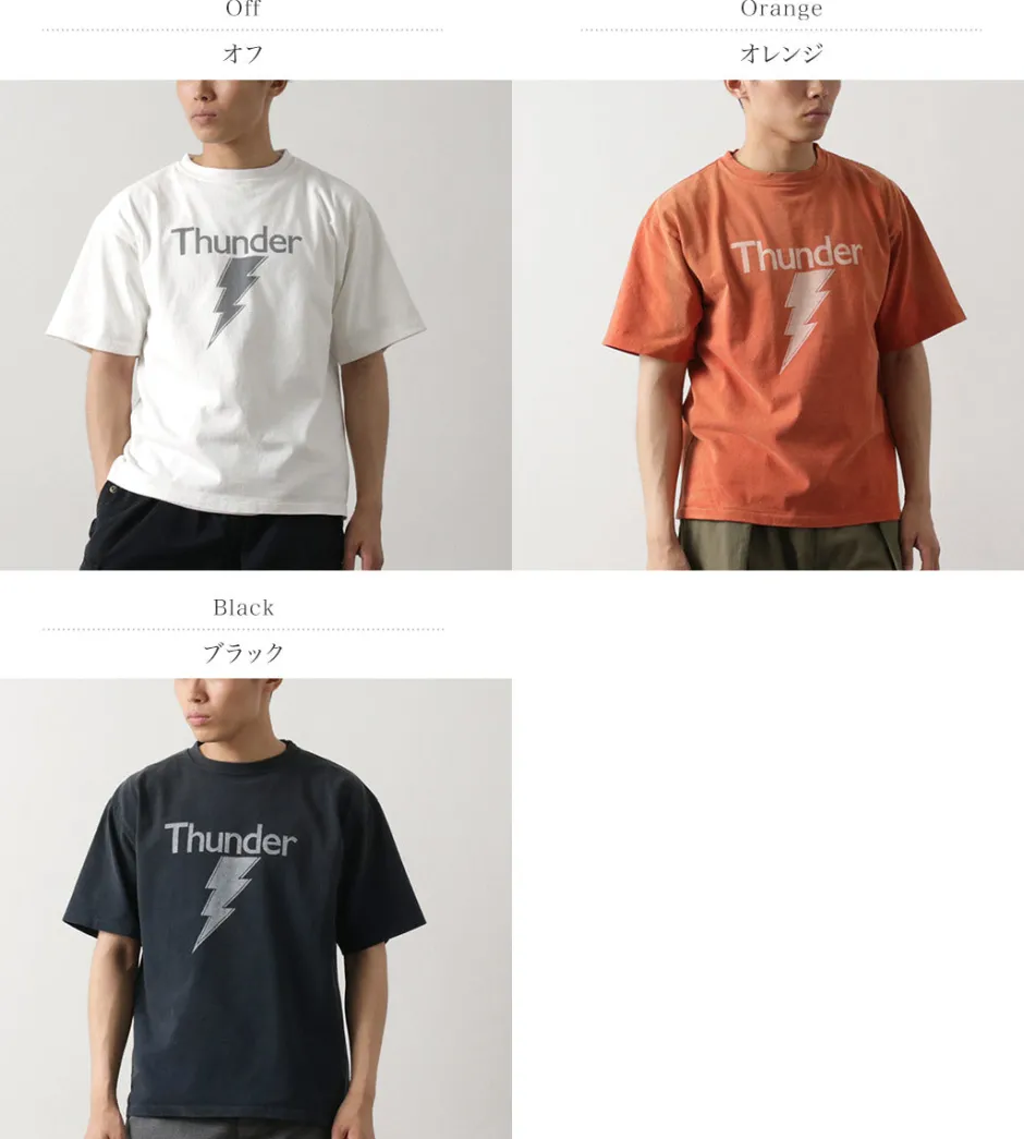 T-Shirts^REMI RELIEF / NEW Processed Round Body Jersey Tee (Thunder)