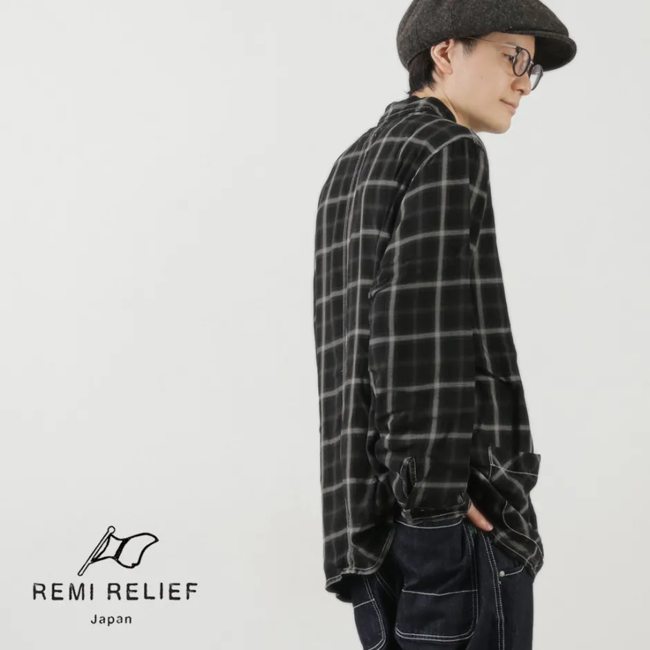 Shirts^REMI RELIEF / Rayon Plaid Shirt