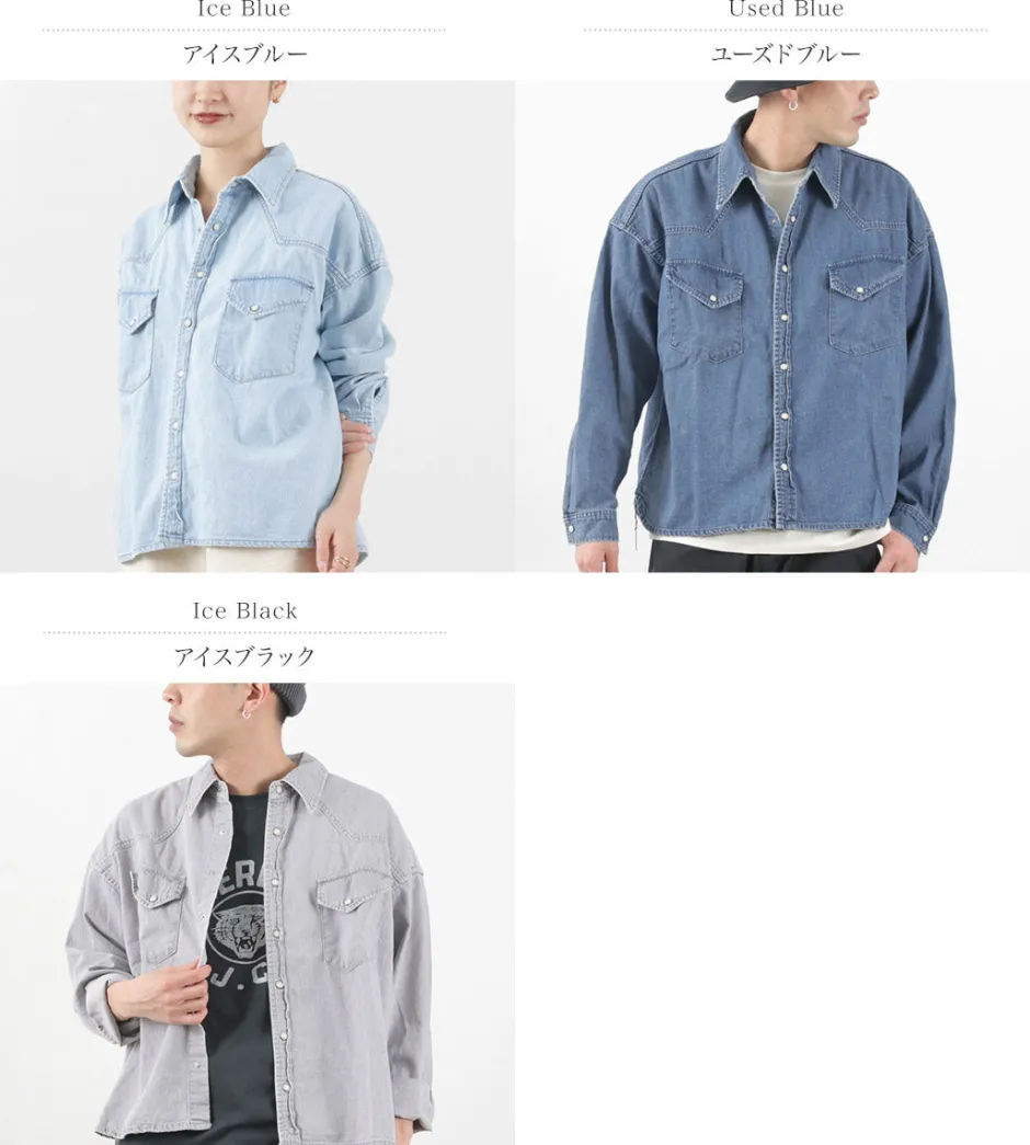 Shirts^REMI RELIEF / SHORT DENIM WESTERN SHIRT