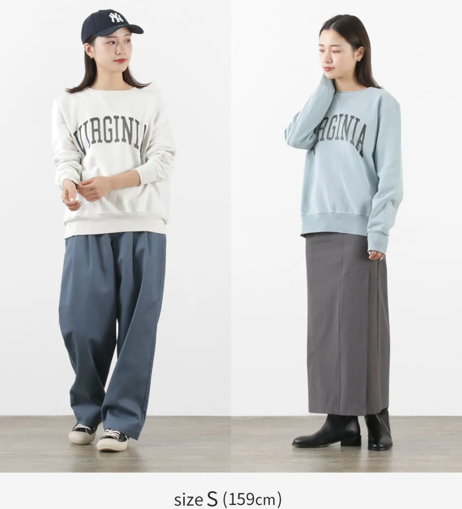 Sweatshirts^REMI RELIEF / SP processed back pile crew (VIRGINIA) Sweatshirt