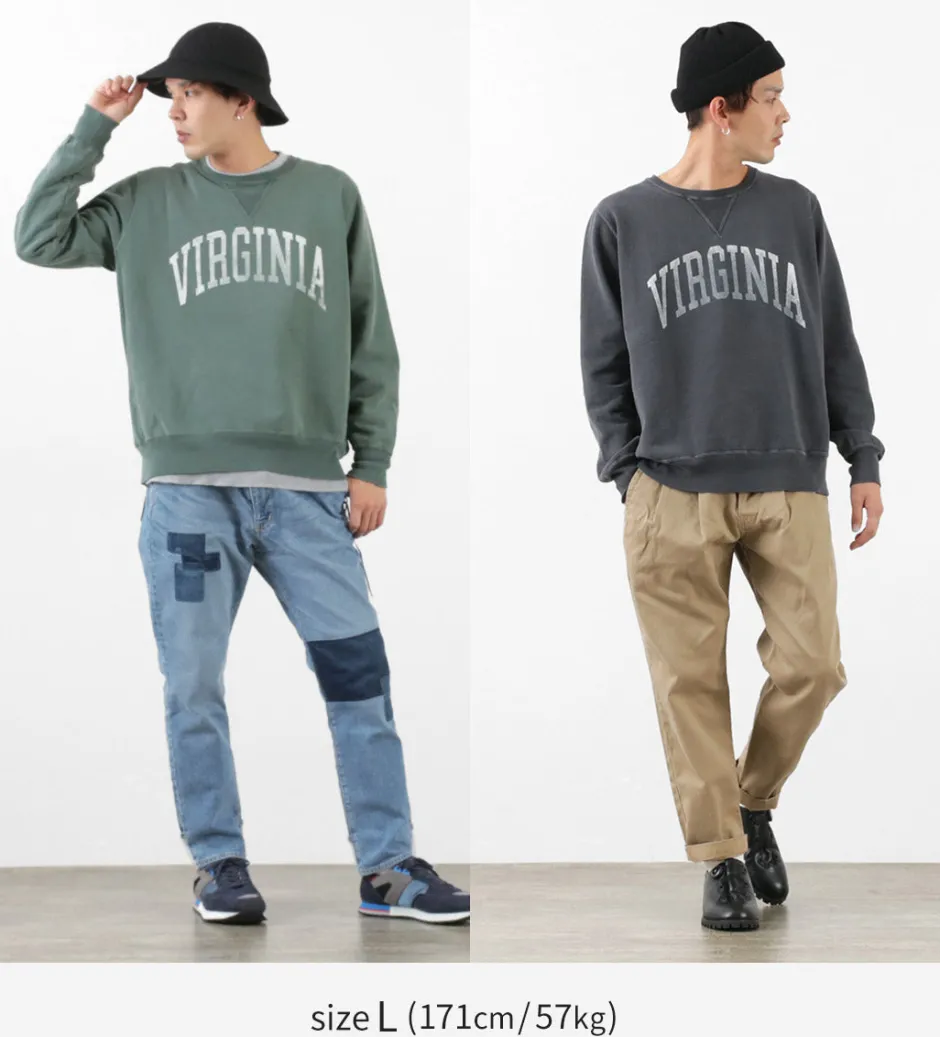 Sweatshirts^REMI RELIEF / SP processed back pile crew (VIRGINIA) Sweatshirt