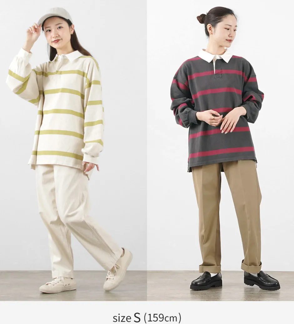 T-Shirts^REMI RELIEF / Stripe Rugger Shirt