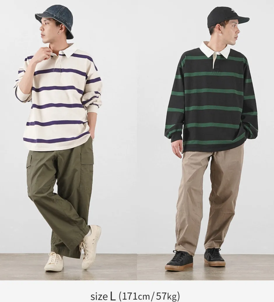 T-Shirts^REMI RELIEF / Stripe Rugger Shirt