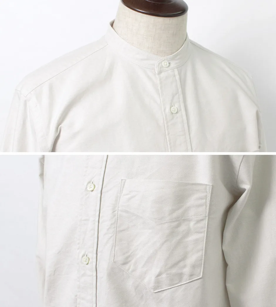 Shirts^ROCOCO / American Ox Band Collar Shirt