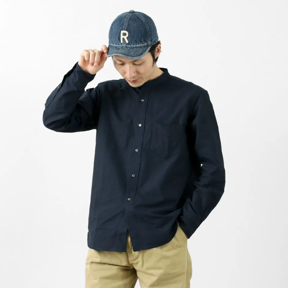 Shirts^ROCOCO / American Ox Band Collar Shirt