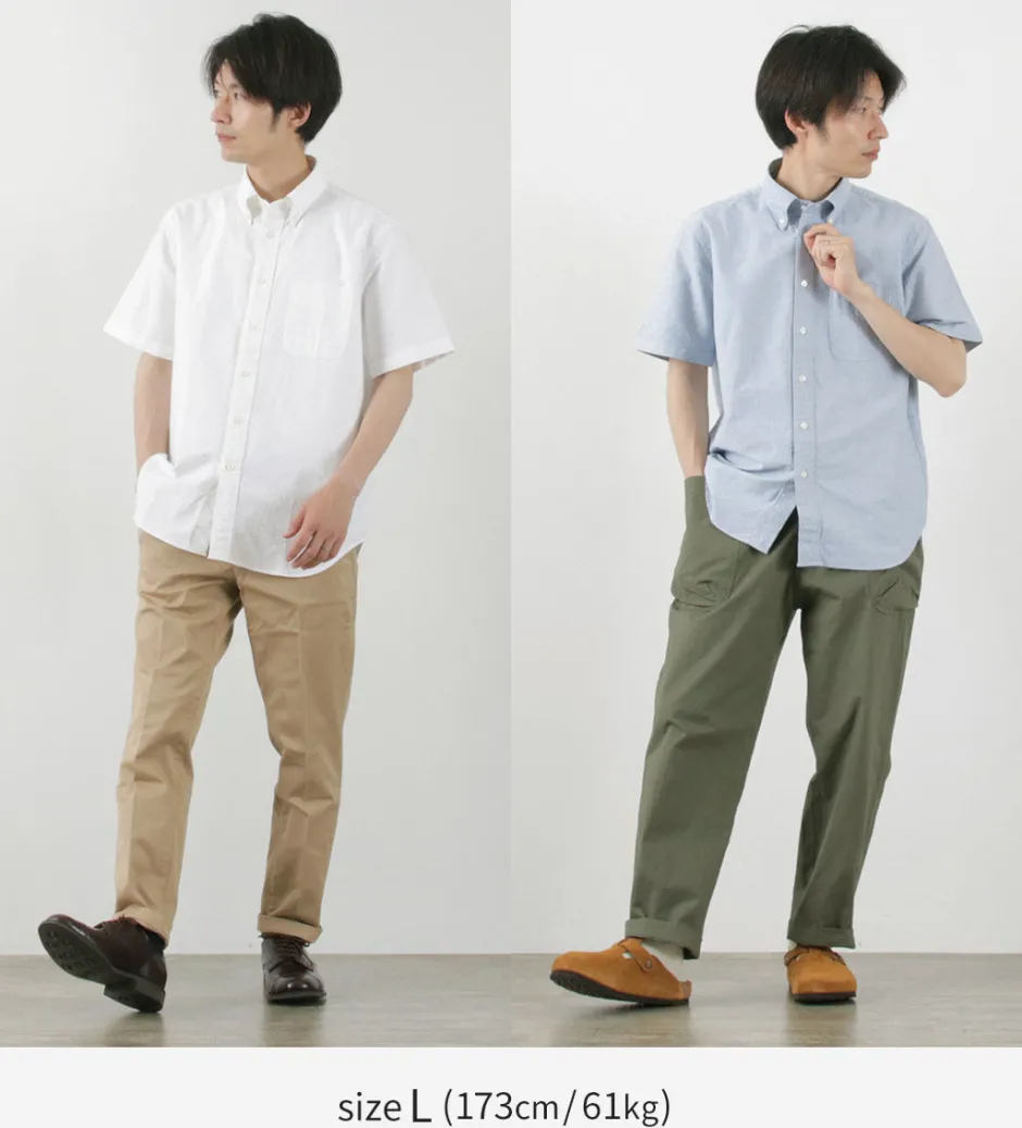 Shirts^ROCOCO / American Oxford S/S Classic Button Down Shirt