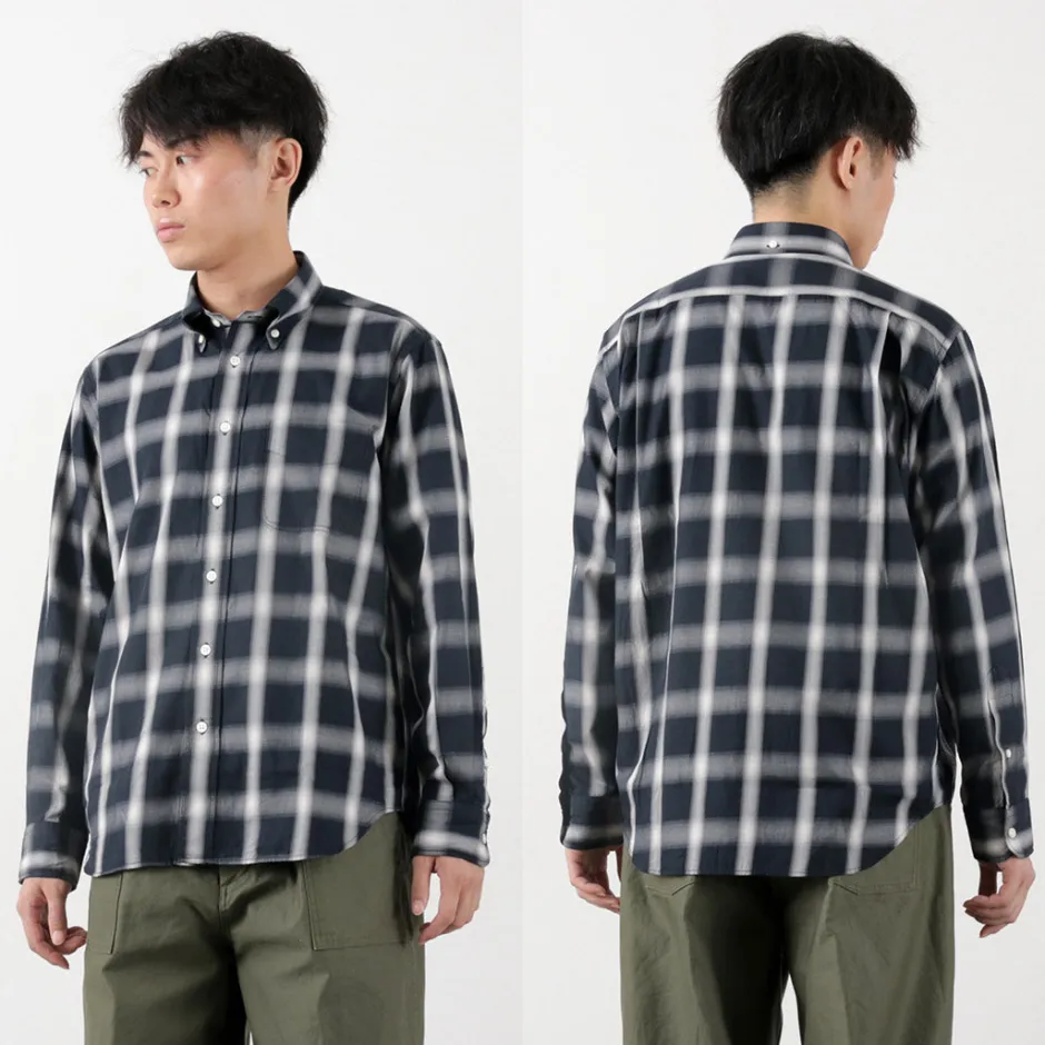 Shirts^ROCOCO / Ombre Check Button Down Shirt Classic Fit