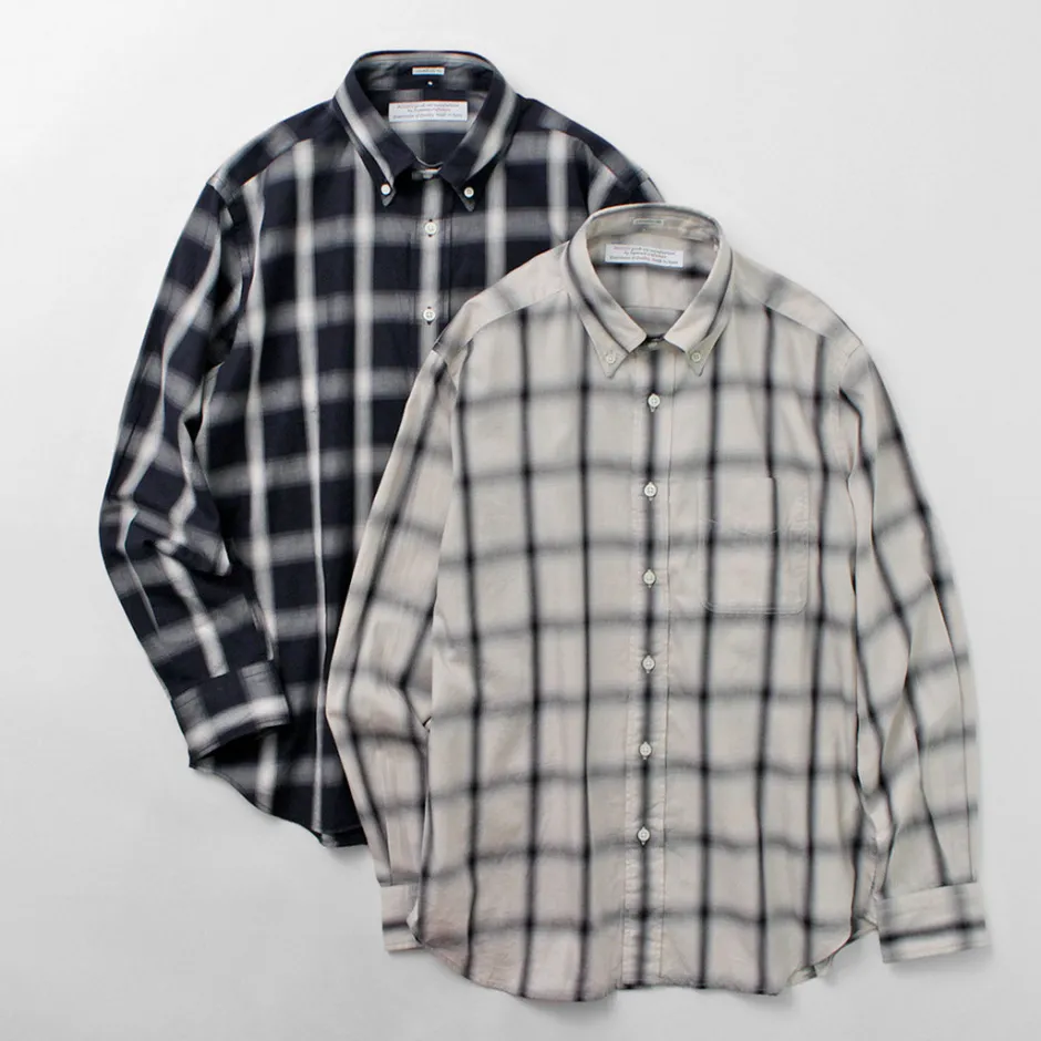 Shirts^ROCOCO / Ombre Check Button Down Shirt Classic Fit