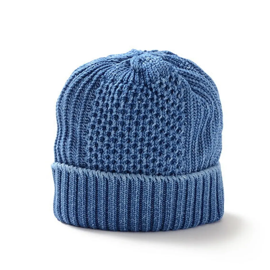 Hats^ROTOTO / Aran Cable Indigo Wax Cap