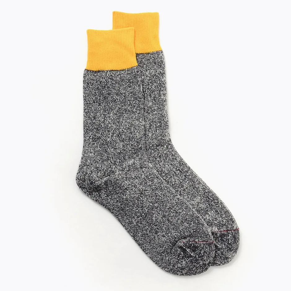 Socks^ROTOTO / Double Face Crew Socks Silk & Cotton