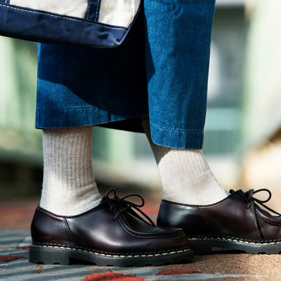 Socks^ROTOTO / Double Face Mini Crew Socks Organic Cotton