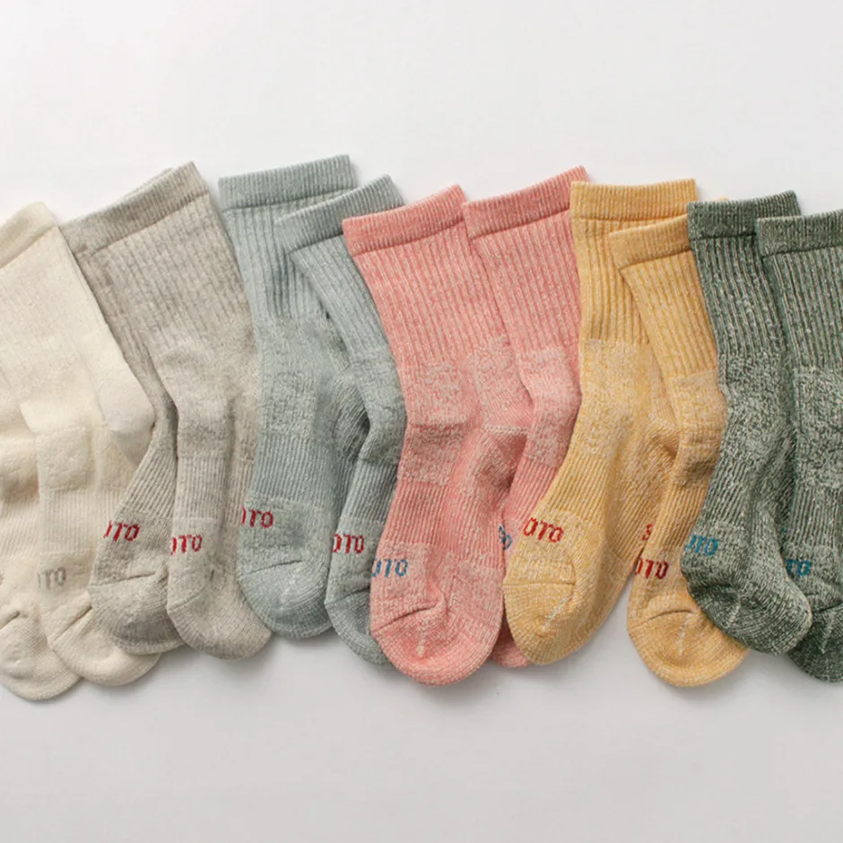 Socks^ROTOTO / Double Face Mini Crew Socks Organic Cotton