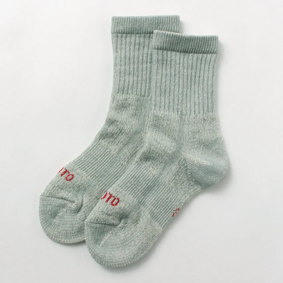 Socks^ROTOTO / Double Face Mini Crew Socks Organic Cotton