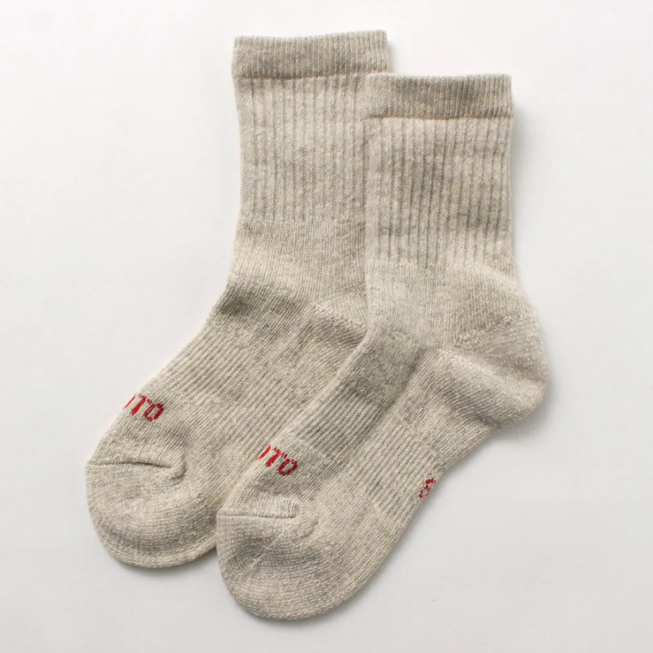 Socks^ROTOTO / Double Face Mini Crew Socks Organic Cotton