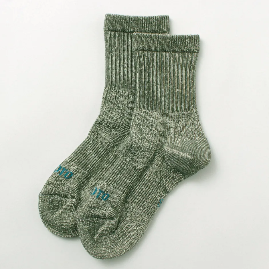 Socks^ROTOTO / Double Face Mini Crew Socks Organic Cotton