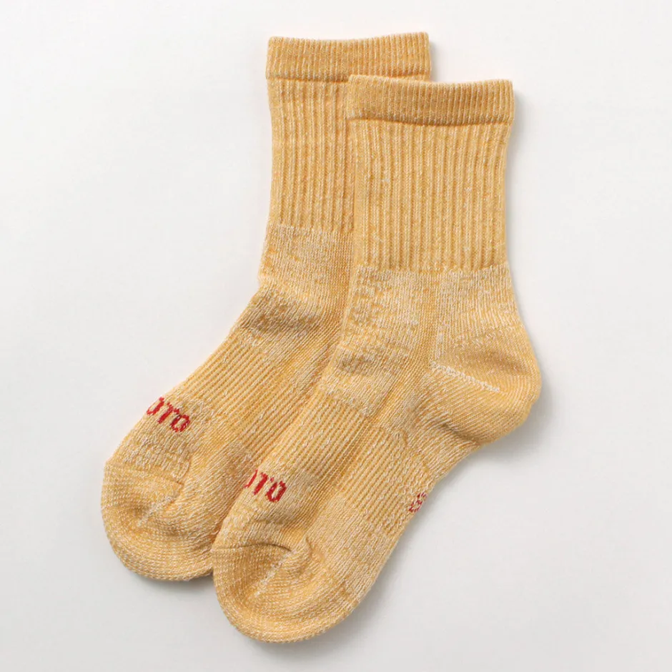 Socks^ROTOTO / Double Face Mini Crew Socks Organic Cotton