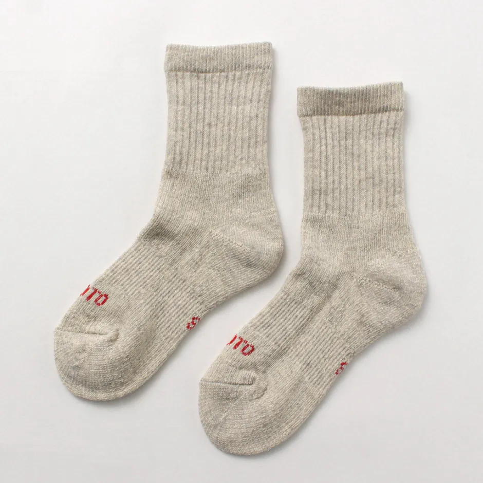 Socks^ROTOTO / Double Face Mini Crew Socks Organic Cotton