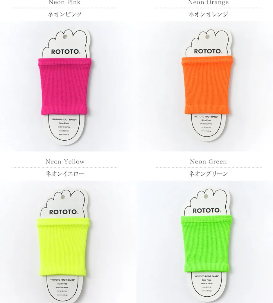Socks^ROTOTO / Foot band Neon