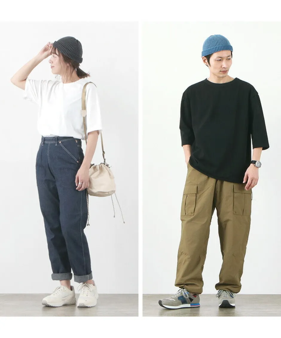 Hats^ROTOTO / Indigo Cotton Roll Up Beanie