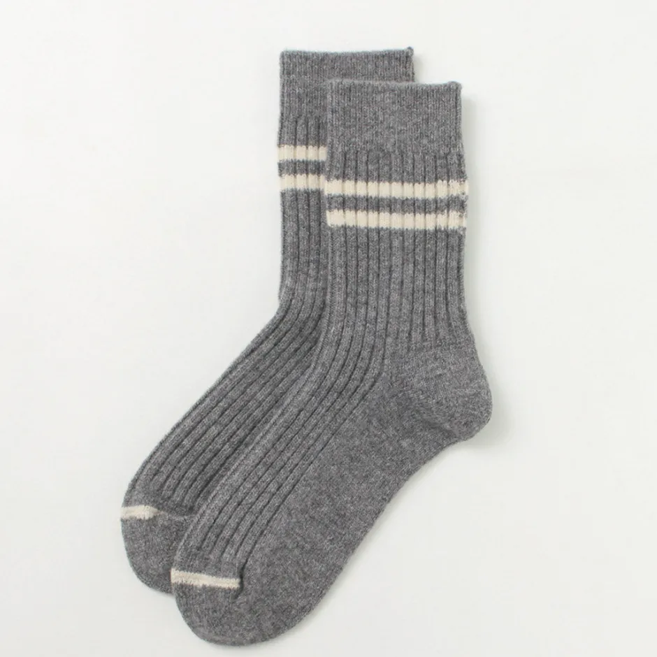 Socks^ROTOTO / Merino Lambs Wool Striped Socks
